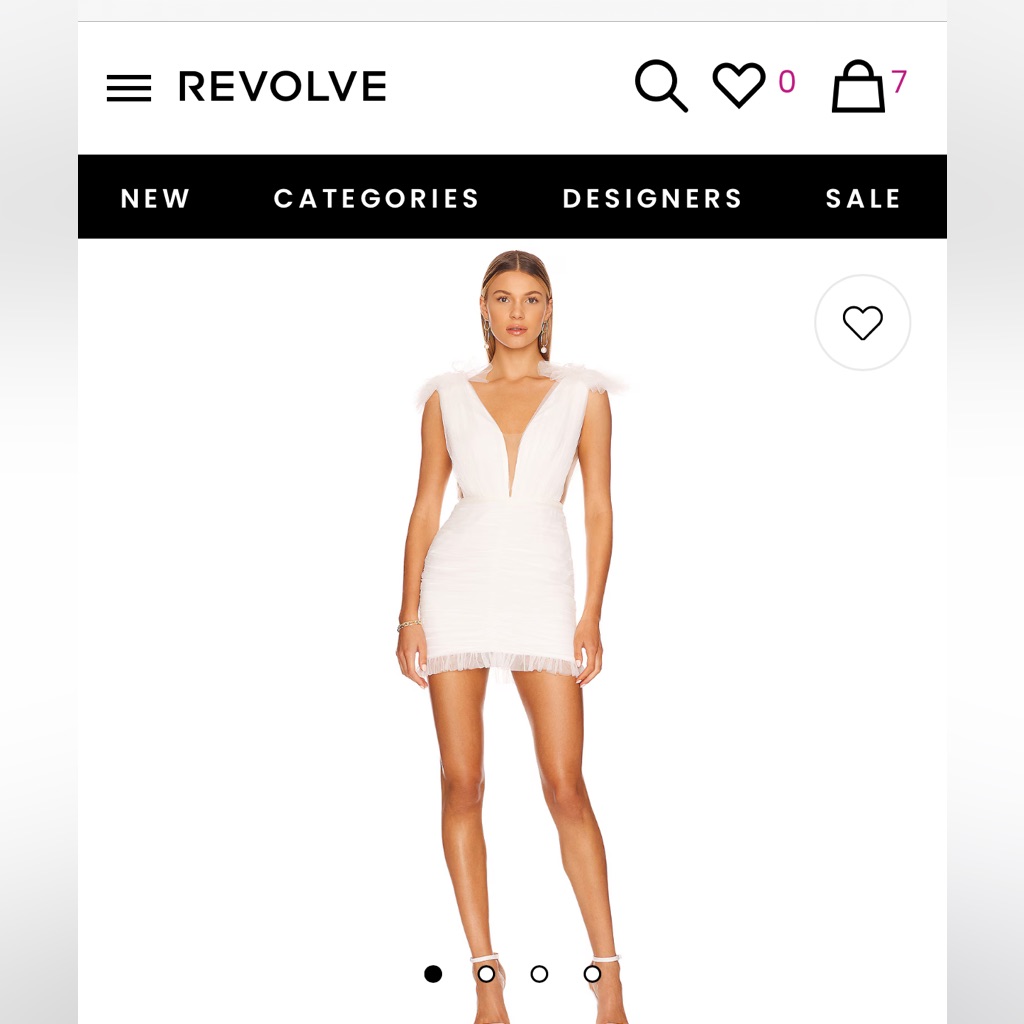 Harlie Dress In Ivory Sau Lee - Revolve - Bridal, Bachelorette, Wedding